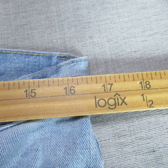 Old Navy Jeans Mens 32X30 Blue Skinny Built In Flex Distressed Y2K Punk Grunge - Picture 10 of 12